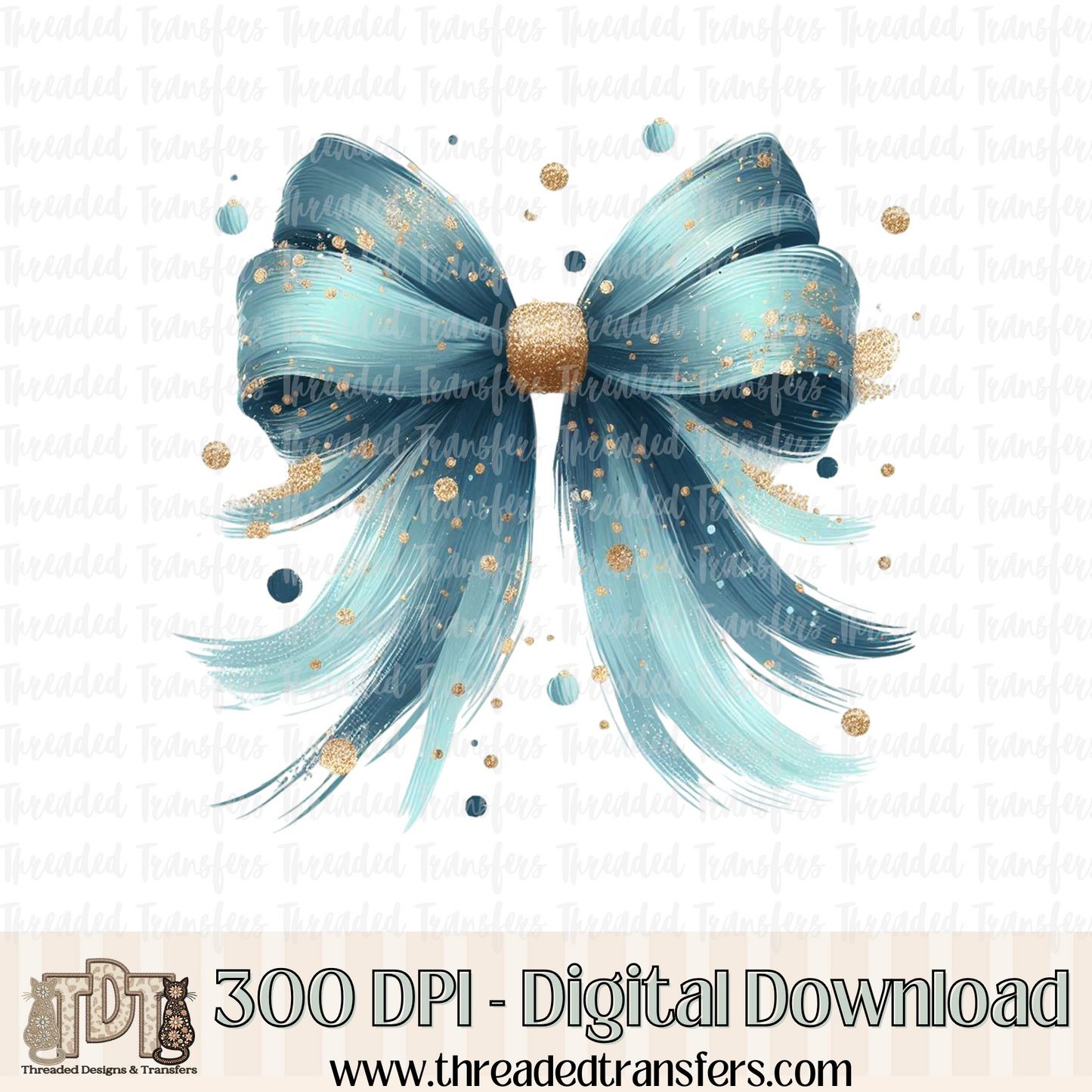 Winter Coquette Bow Digital Design Download (PNG Format - no product shipped)