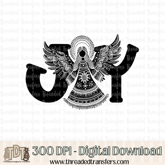 Joy Angel Digital Design Download (PNG Format - no product shipped)