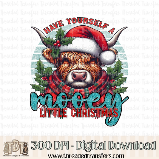 Mooey Little Christmas Digital Design Download (PNG Format - no product shipped)