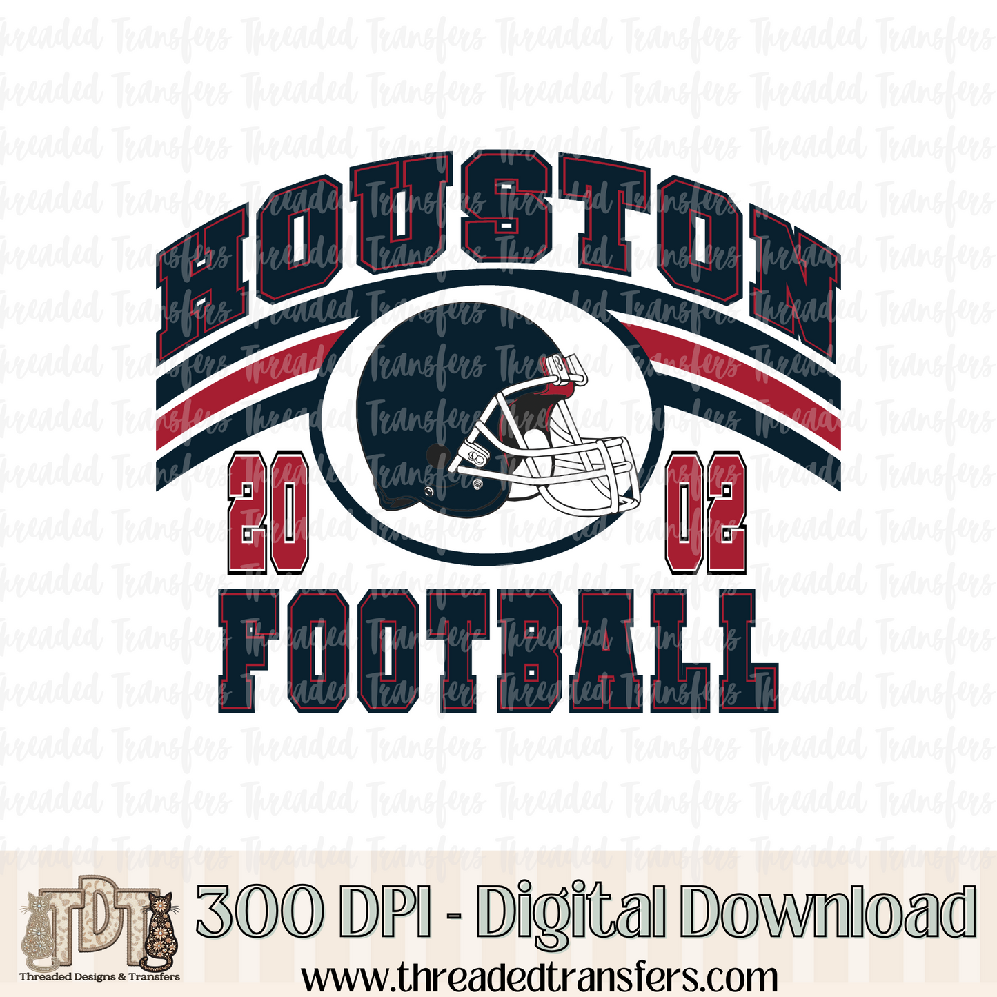 Houston Digital Design Download (PNG Format - no product shipped)