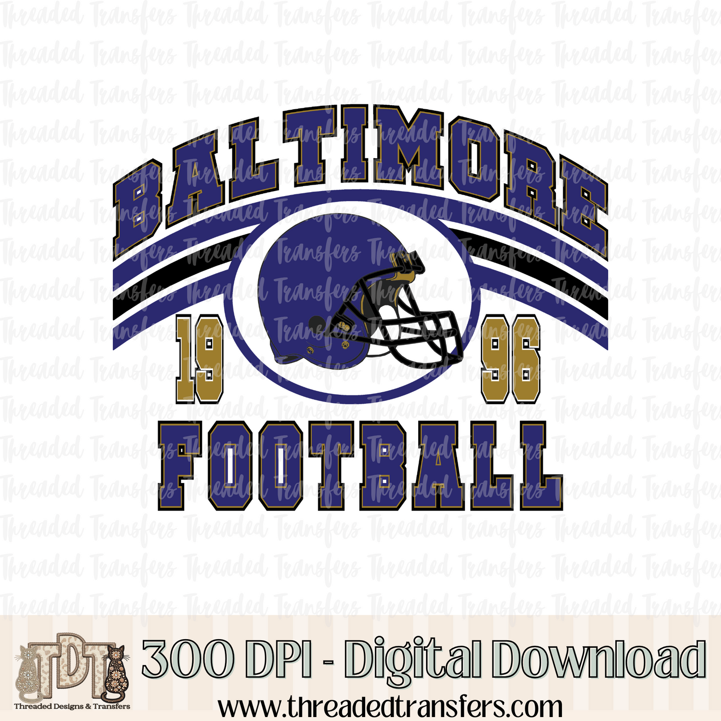 Baltimore Digital Design Download (PNG Format - no product shipped)