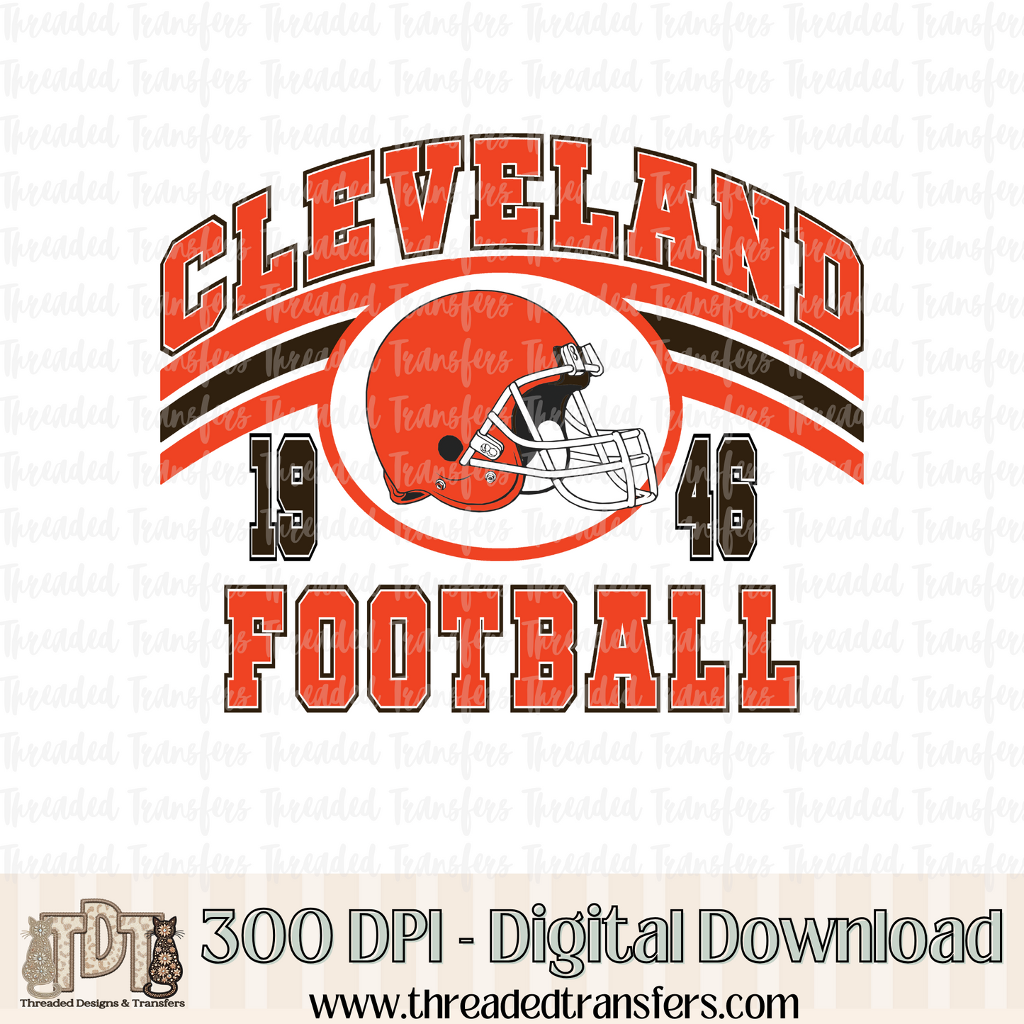 Cleveland Digital Design Download (PNG Format - no product shipped)