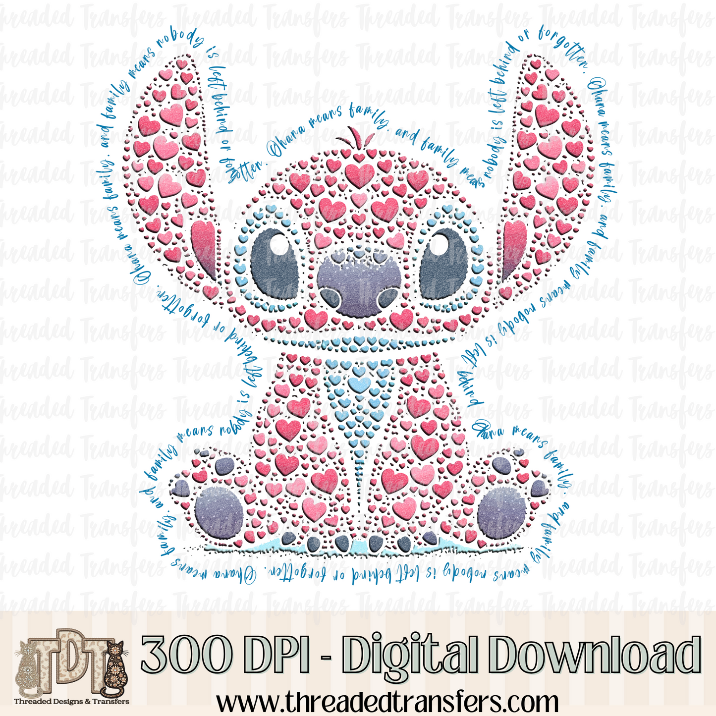 Family Alien Digital Design Download (PNG Format - no product shipped)