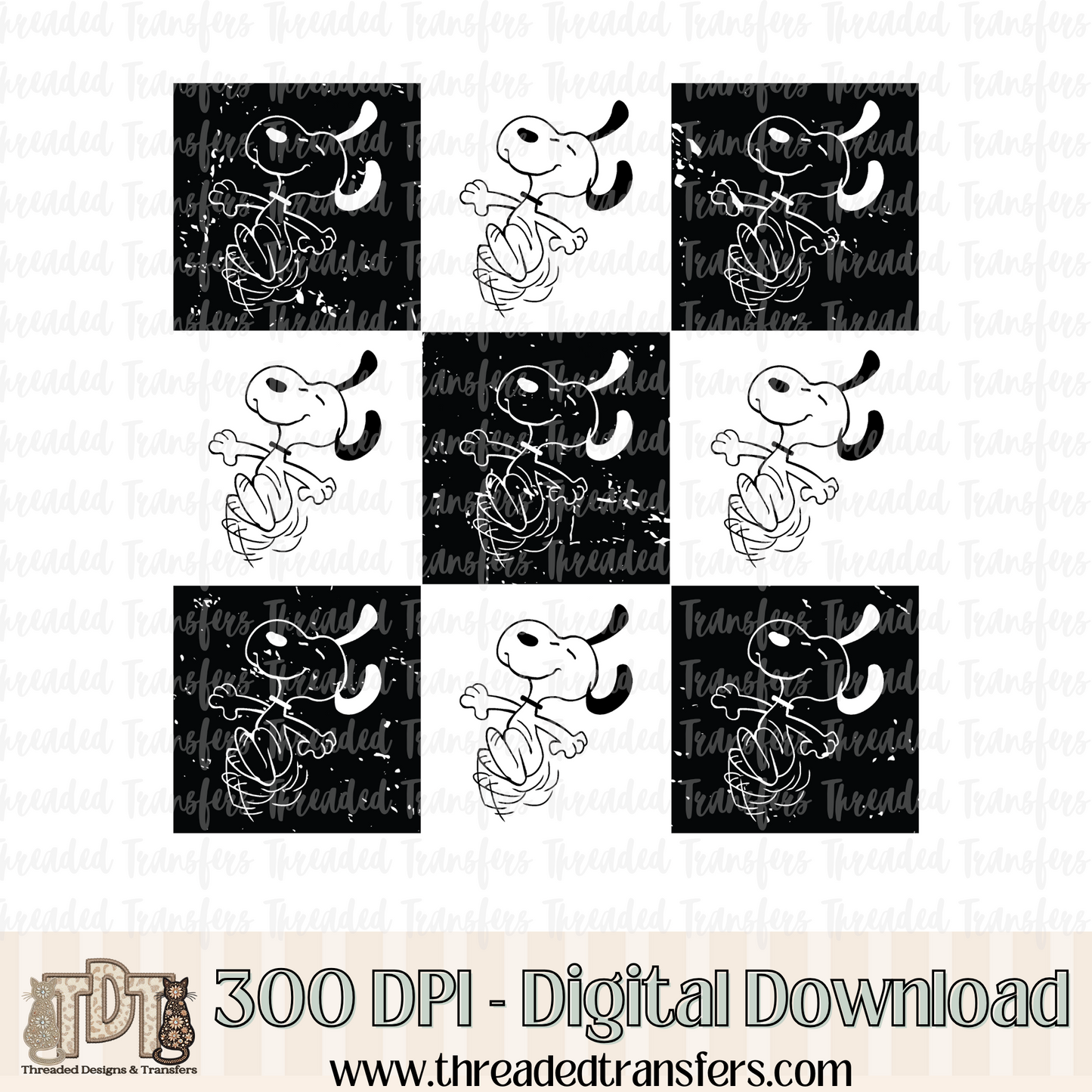 Grunge Checker CB Digital Design Download (PNG Format - no product shipped)