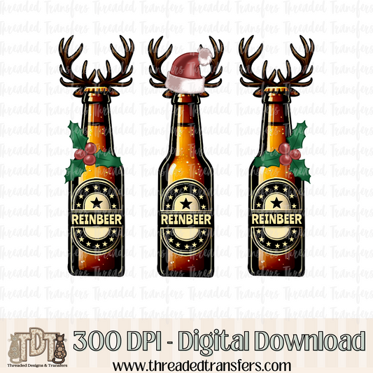 Reinbeer Digital Design Download (PNG Format - no product shipped)