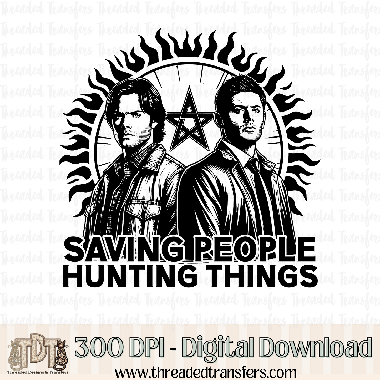 Saving People Digital Design Download (PNG Format - no product shipped)