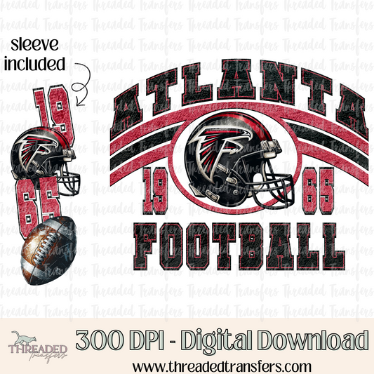 Atlanta Grunge & Matching Sleeve Digital Design Download (PNG Format - no product shipped)