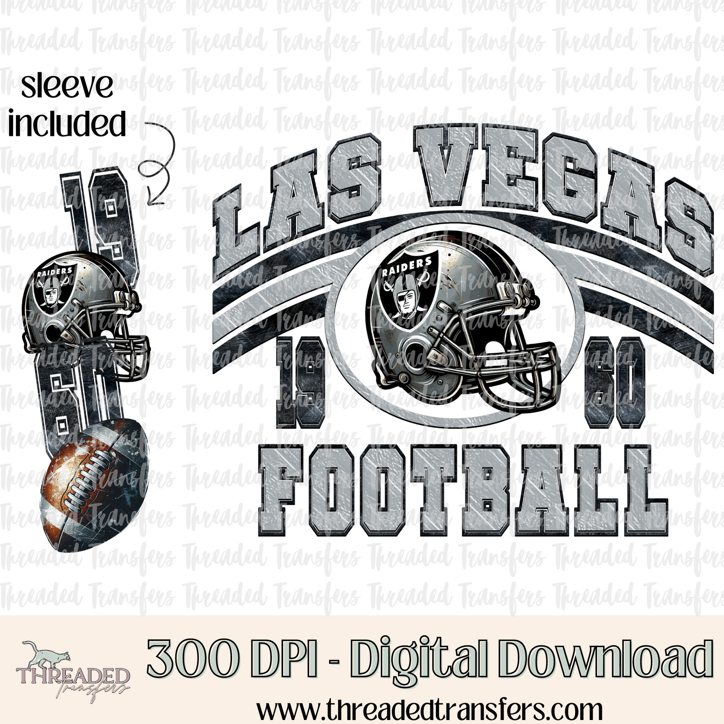 Las Vegas Grunge & Matching Sleeve Digital Design Download (PNG Format - no product shipped)