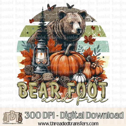 Bear Foot and Free Digital Design Download (PNG Format - no product shipped)