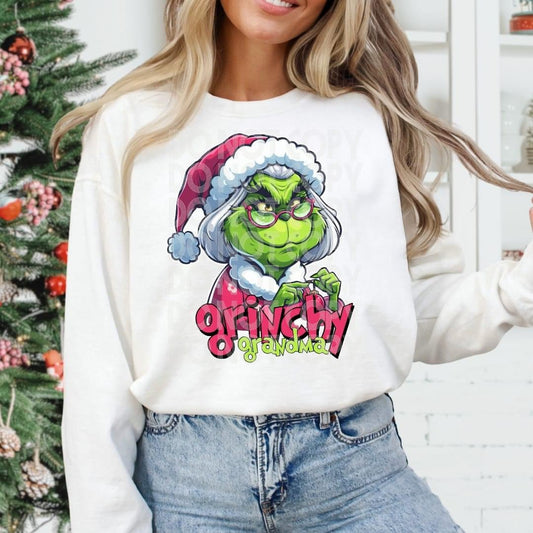 Mean and Green Grandma DTF & Sublimation Transfer