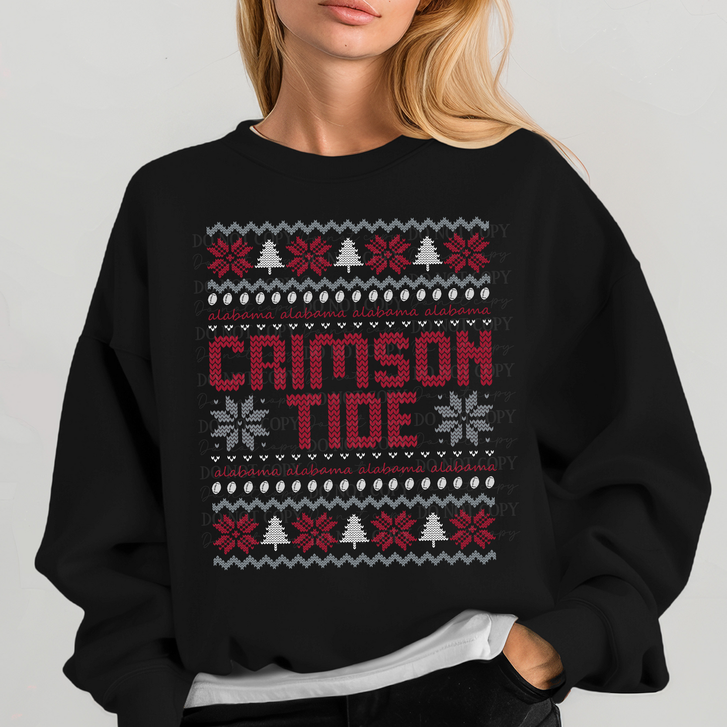 Alabama Ugly Sweater DTF & Sublimation Transfer