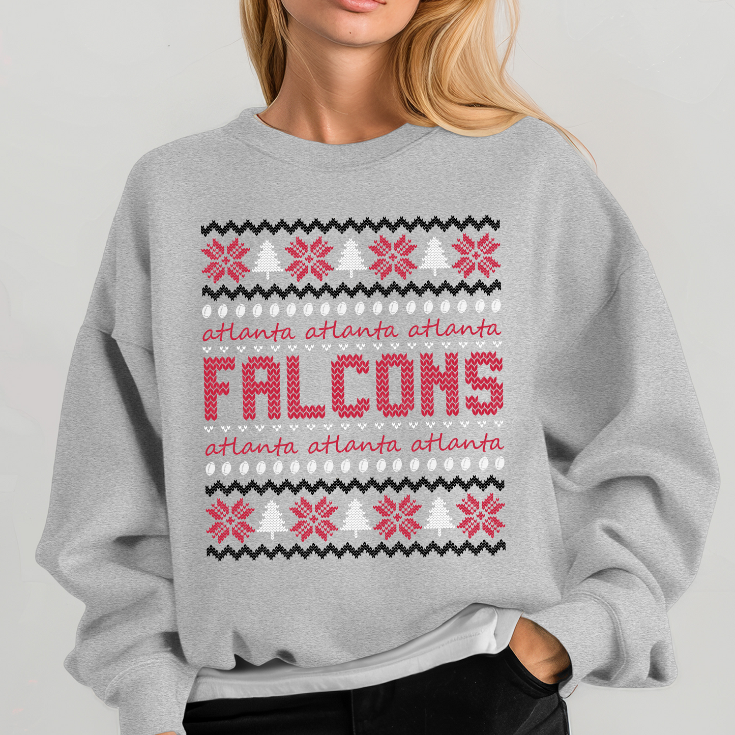 Atlanta Ugly Sweater DTF & Sublimation Transfer