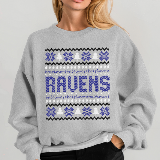 Baltimore Ugly Sweater DTF & Sublimation Transfer