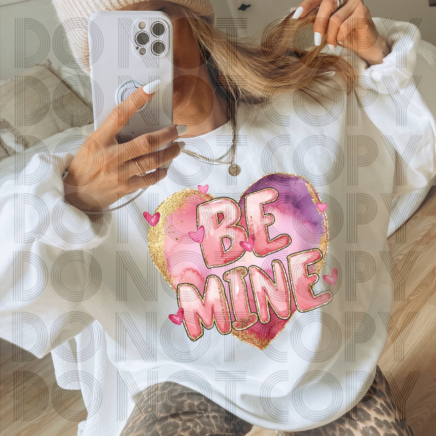 Be Mine Pastel DTF & Sublimation Transfer