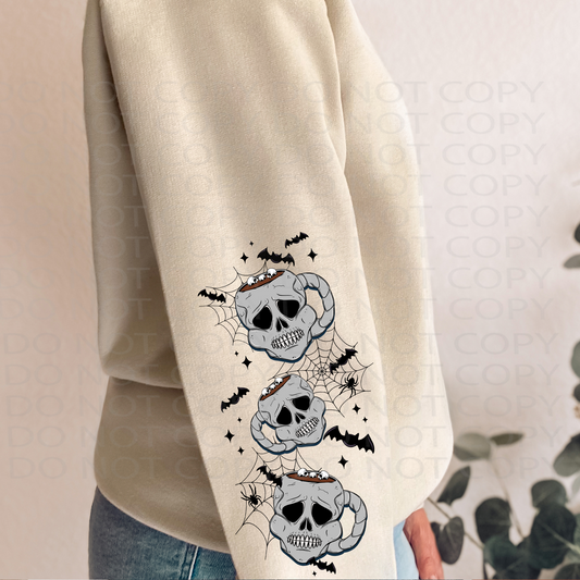 Boo Skele Mugs Sleeve DTF & Sublimation Transfer