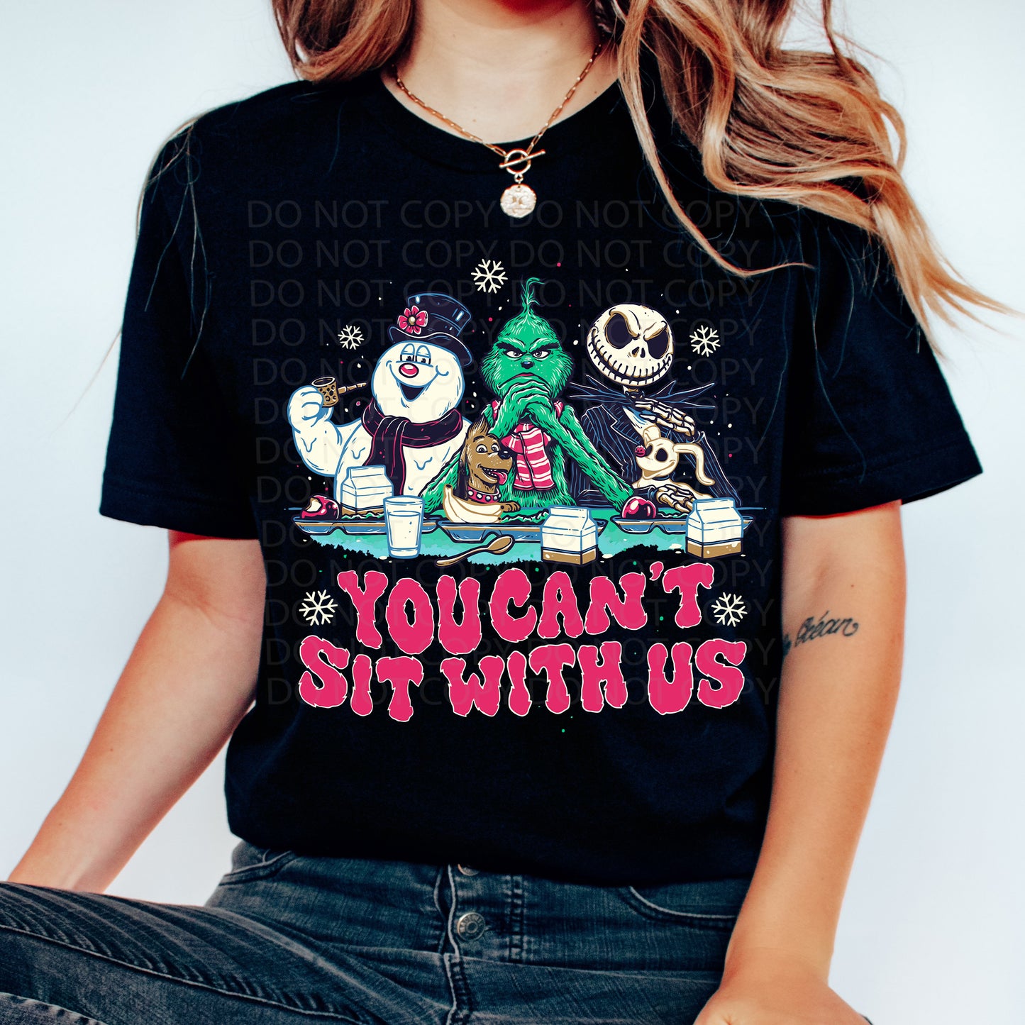 Can't Sit With Us Christmas DTF & Sublimation Transfer