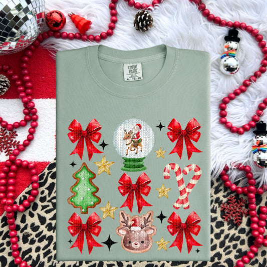 Christmas Coquette Collage DTF & Sublimation Transfer