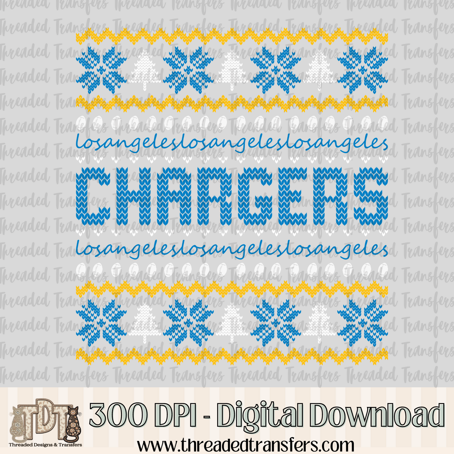 LAC Ugly Sweater Digital Design Download (PNG Format - no product shipped)