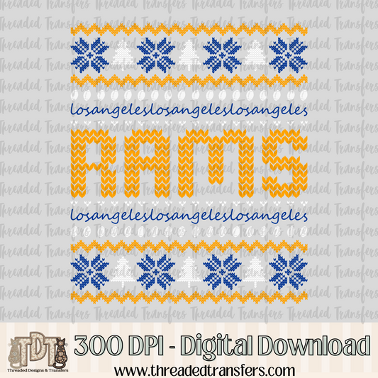 LAR Ugly Sweater Digital Design Download (PNG Format - no product shipped)