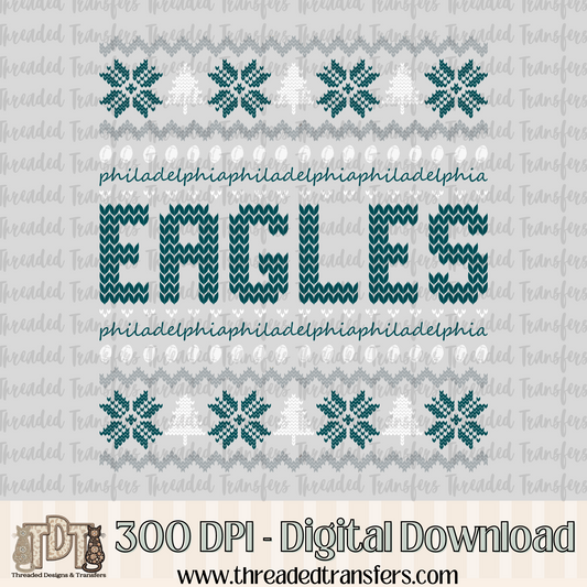 Philadelphia Ugly Sweater Digital Design Download (PNG Format - no product shipped)