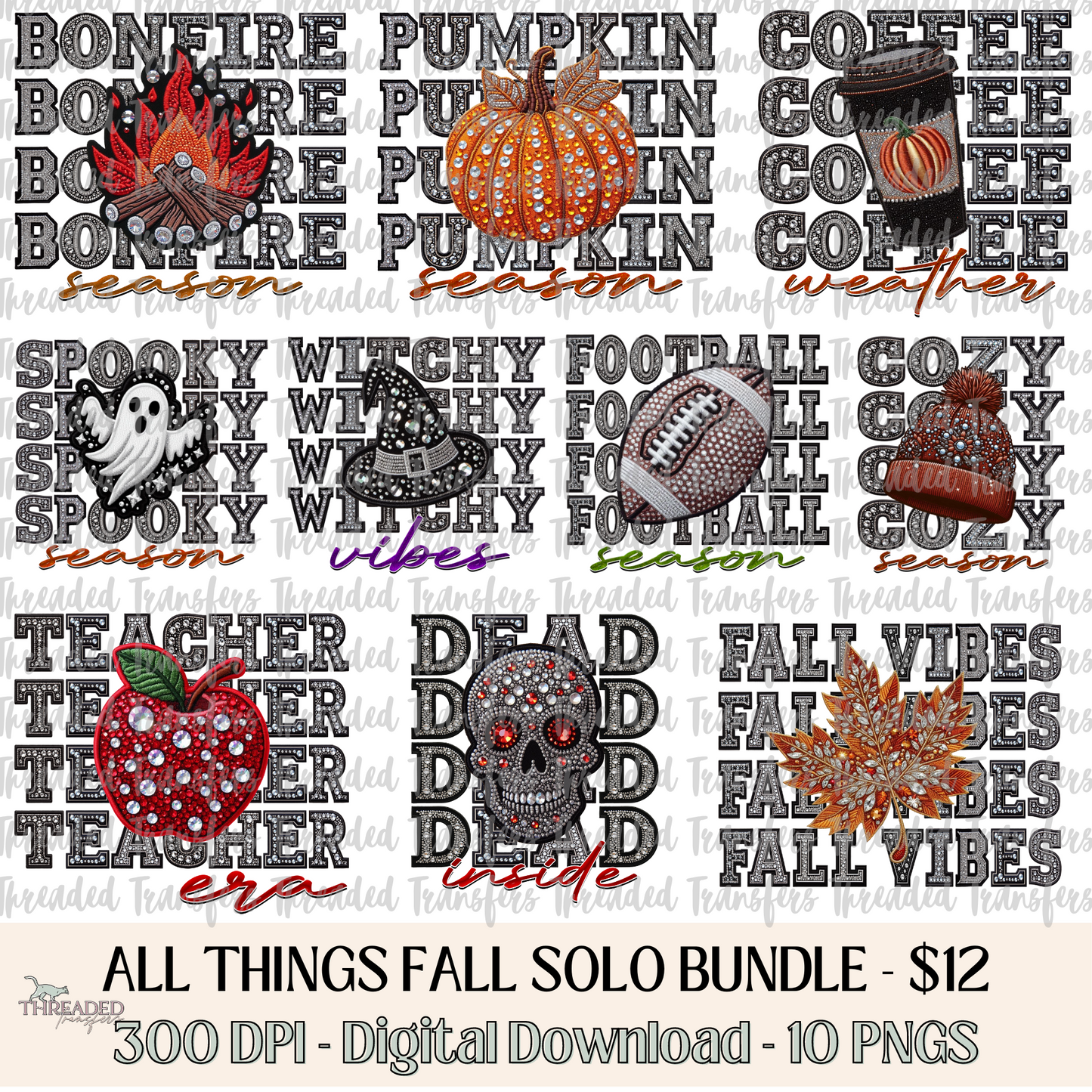 All Things Fall Design Solo Bundle