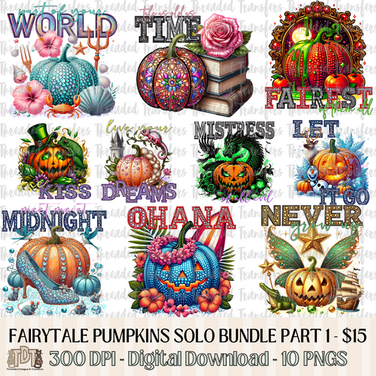 Fairytale Pumpkins Design Solo Bundle Part 1