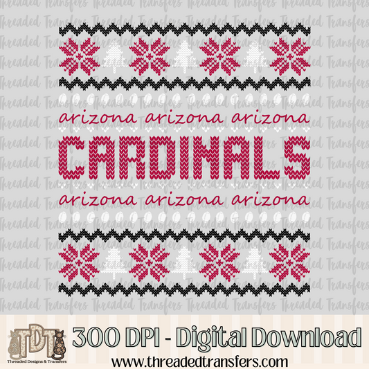 Arizona Ugly Sweater Digital Design Download (PNG Format - no product shipped)