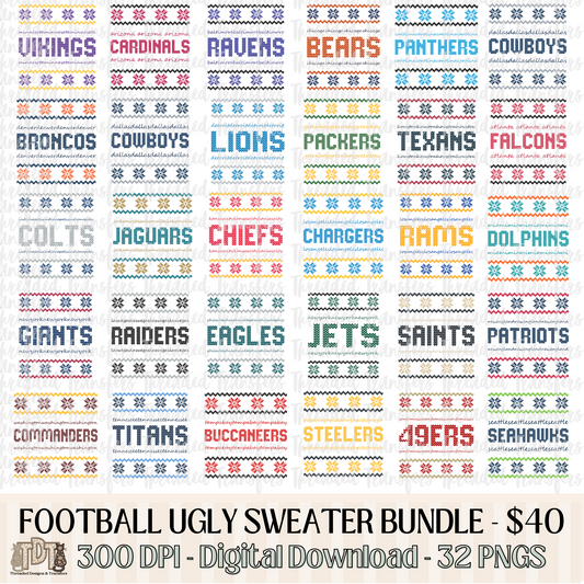 Football Ugly Sweater Bundle Special Release