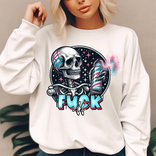 Cursing Skele DTF & Sublimation Transfer