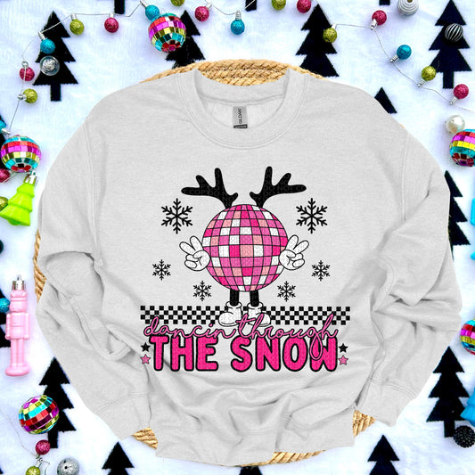 Dancin Through the Snow Disco DTF & Sublimation Transfer