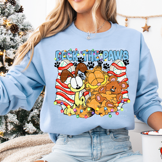 Deck Xmas Paws DTF & Sublimation Transfer