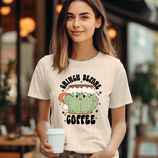 Green and Mean Coffee DTF & Sublimation Transfer