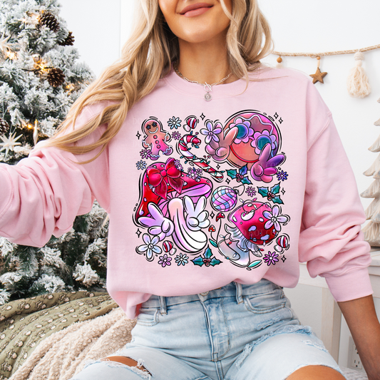 Groovy Christmas DTF & Sublimation Transfer