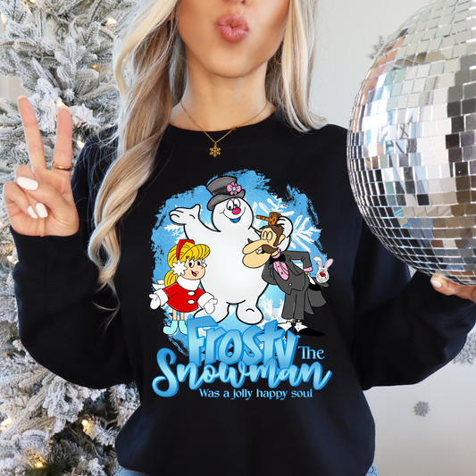 Happy Snowman DTF & Sublimation Transfer