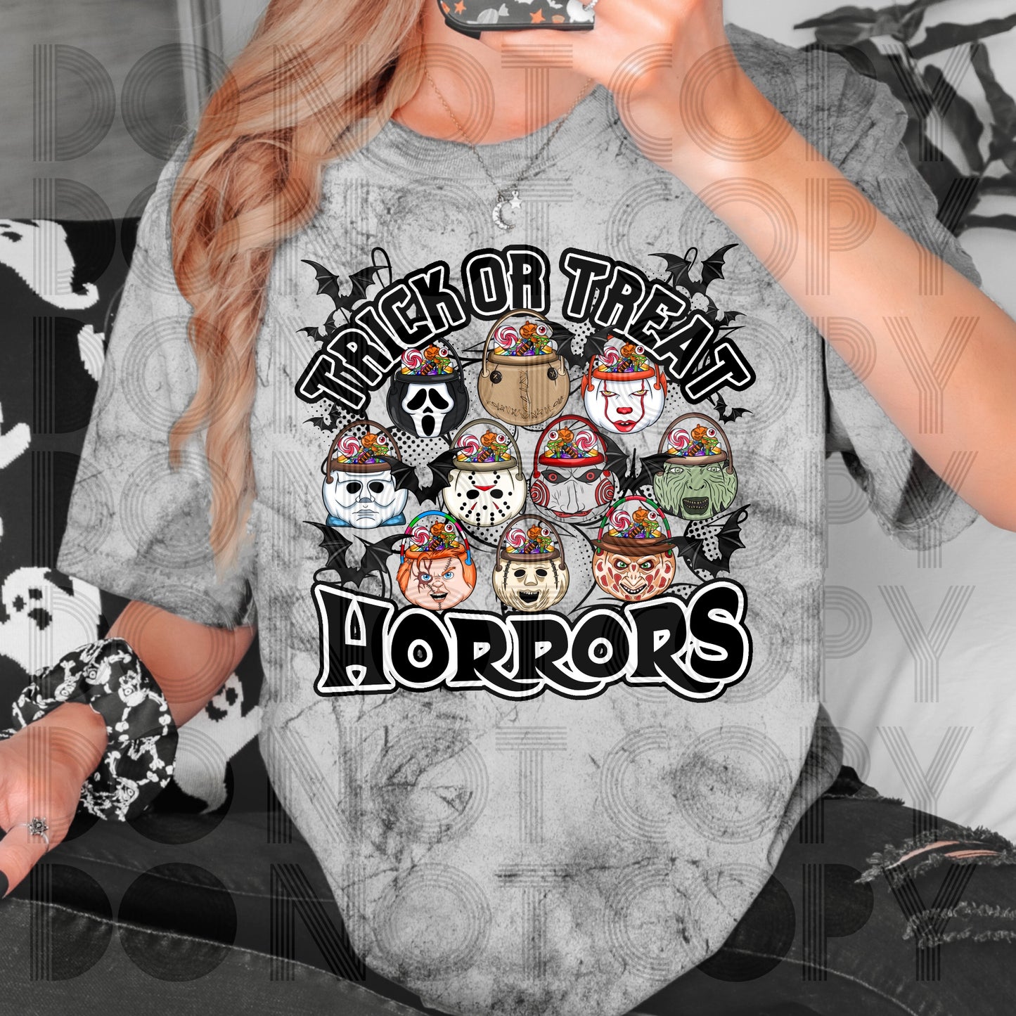 Trick or Treat Horrors DTF & Sublimation Transfer