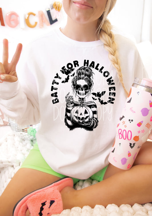 Batty for Halloween DTF & Sublimation Transfer