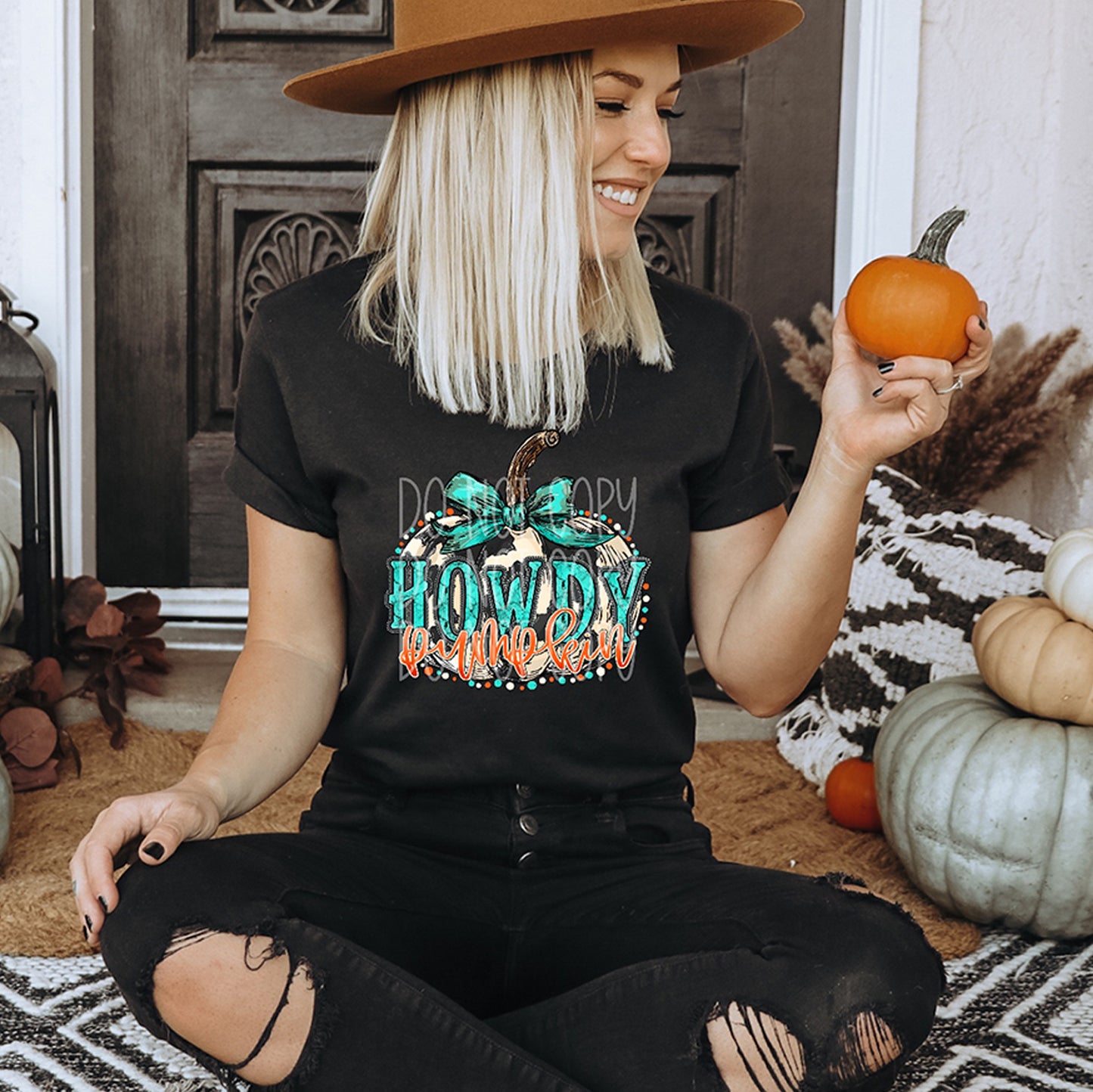 Howdy Pumpkin Western DTF & Sublimation Transfer