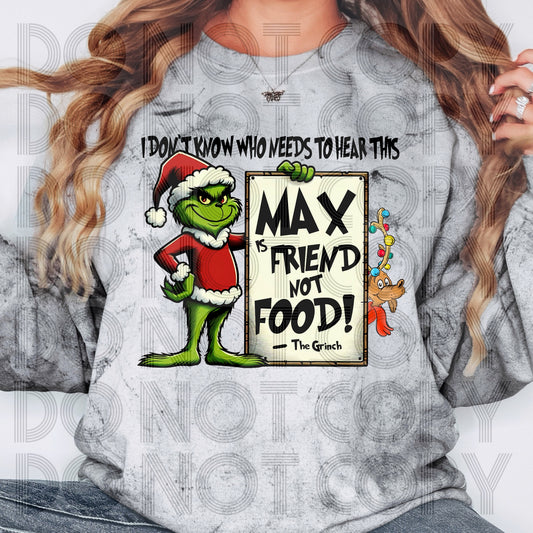 Friend Not Food DTF & Sublimation Transfer