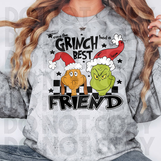 Green Best Friend DTF & Sublimation Transfer