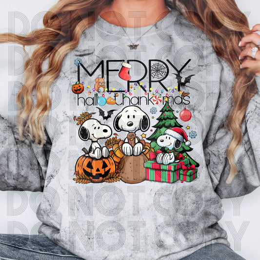 Hallothankmas Snoop DTF & Sublimation Transfer