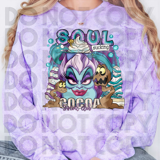 Soul Sucking Cocoa DTF & Sublimation Transfer