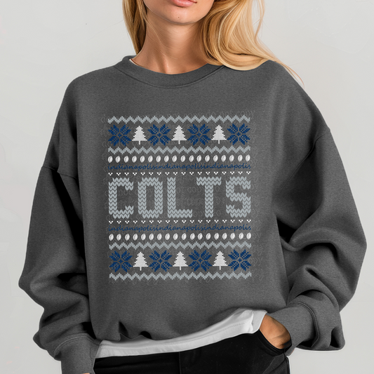 Indianapolis Ugly Sweater DTF & Sublimation Transfer