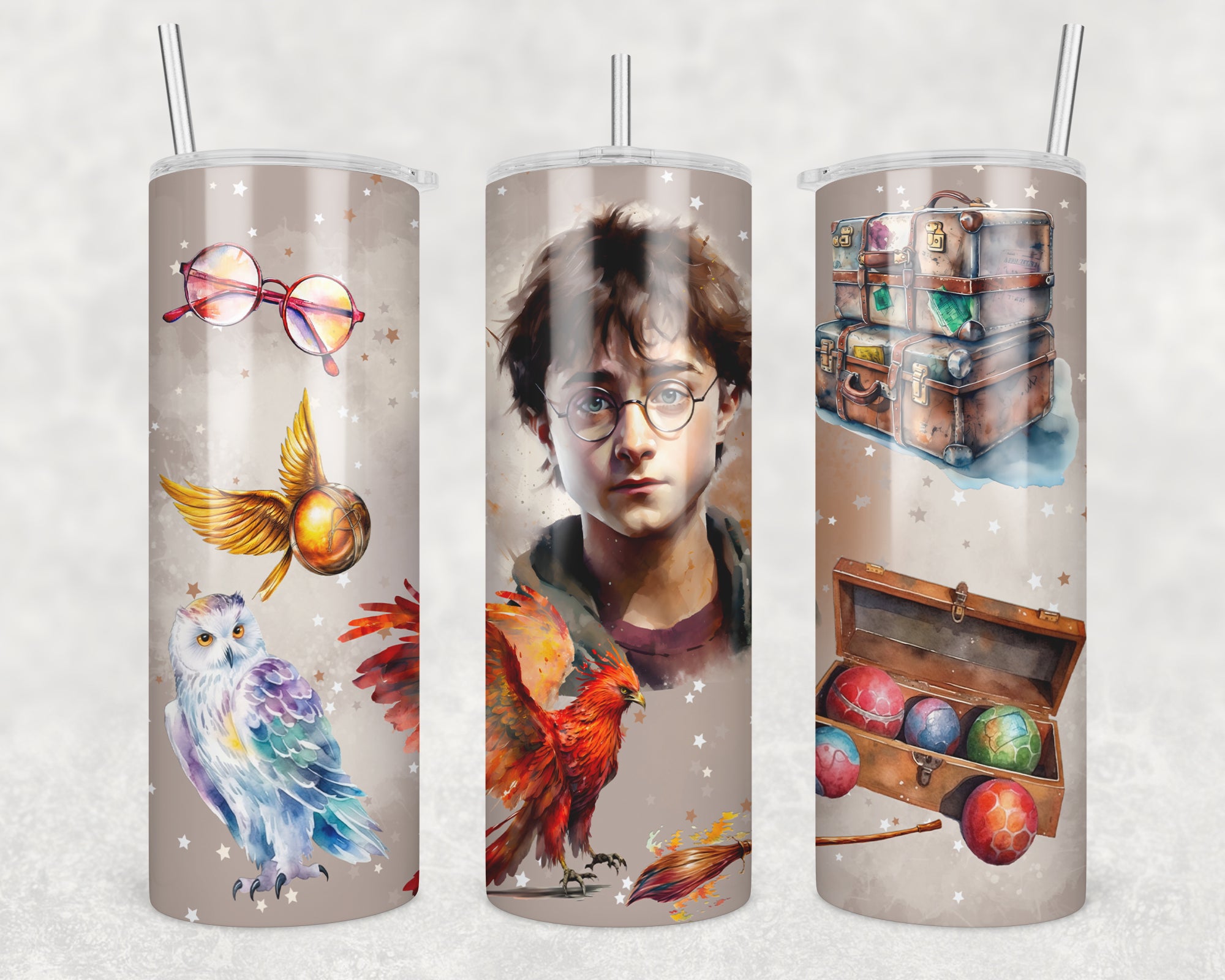 Magical Elements Wizard Sublimation Transfer Tumbler Wrap 20oz (read d ...