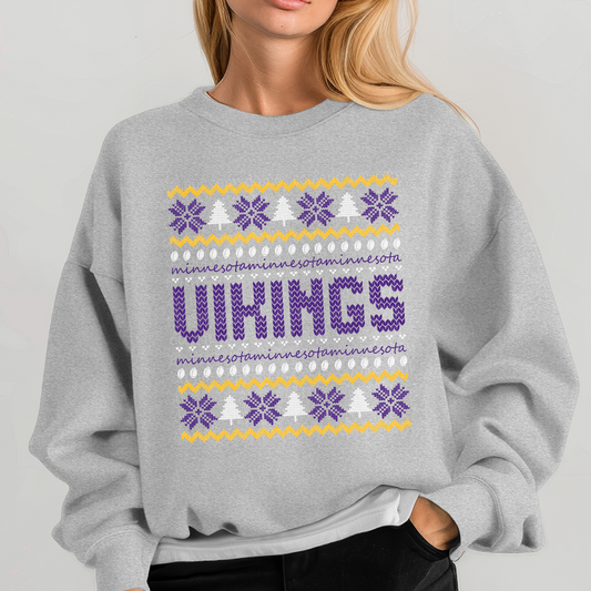 Minnesota Ugly Sweater DTF & Sublimation Transfer