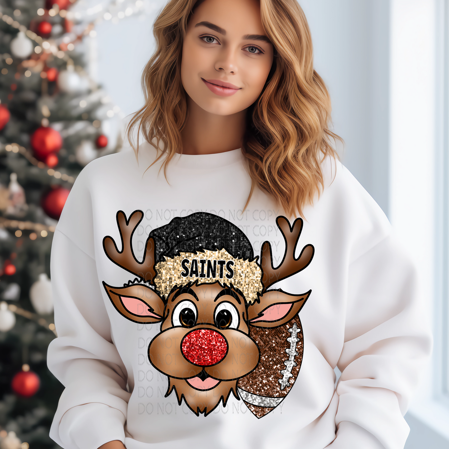 New Orleans Reindeer DTF & Sublimation Transfer