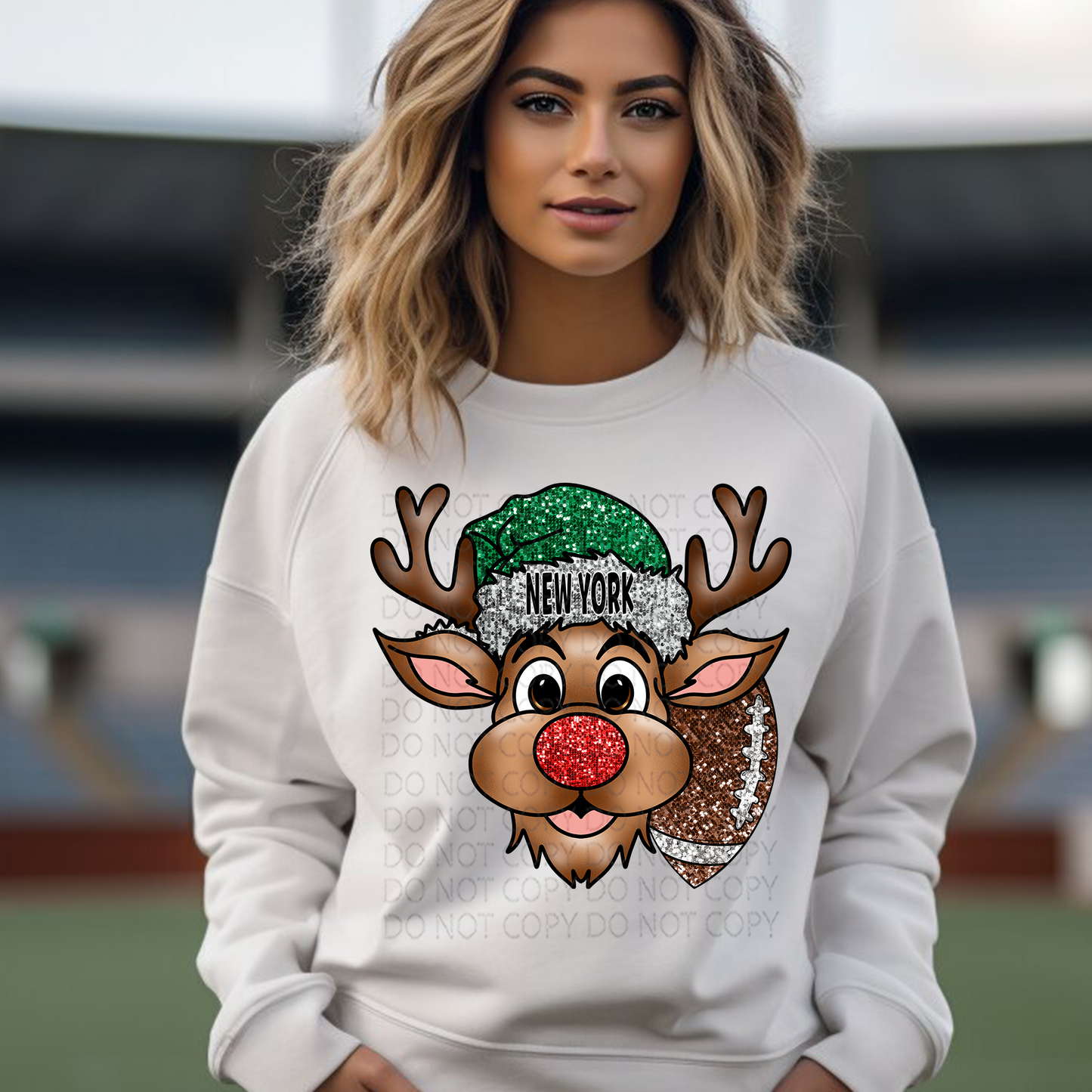 NYJ Reindeer DTF & Sublimation Transfer