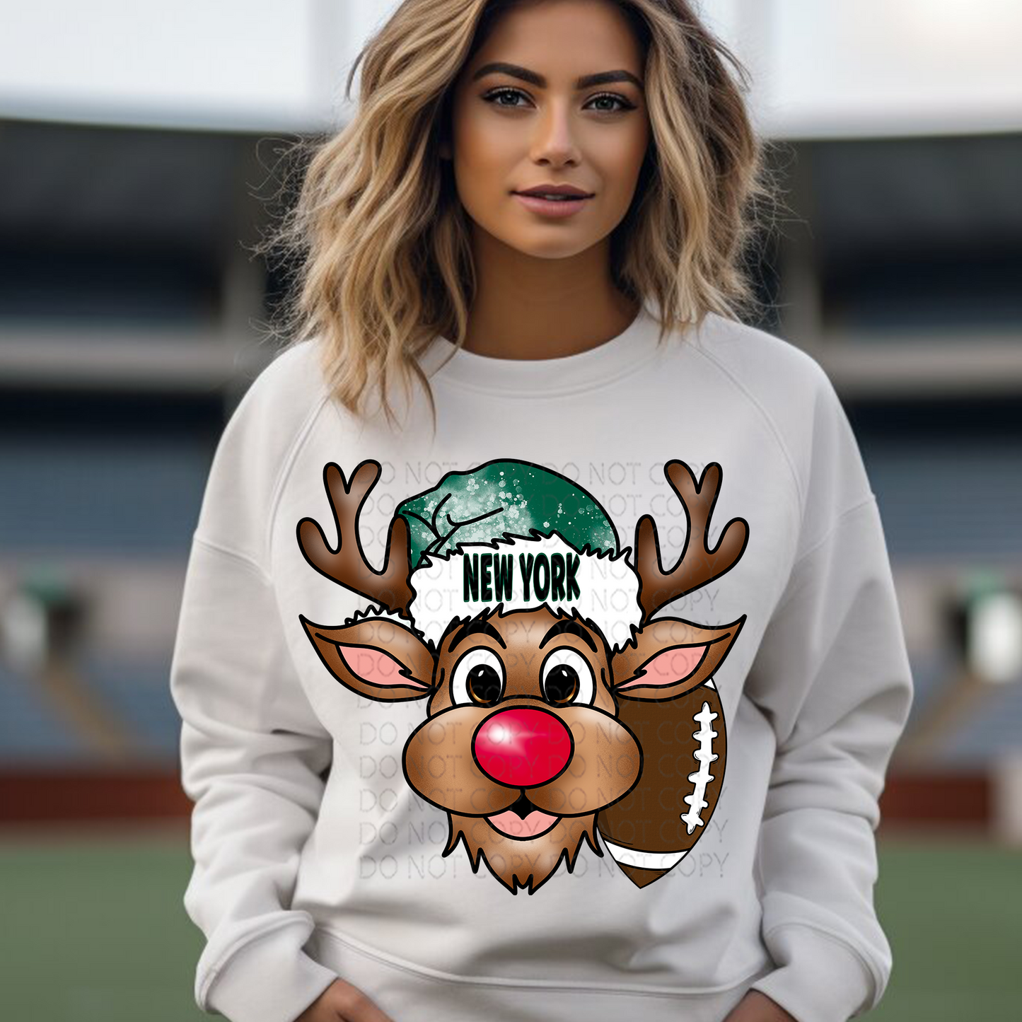 NYJ Reindeer DTF & Sublimation Transfer