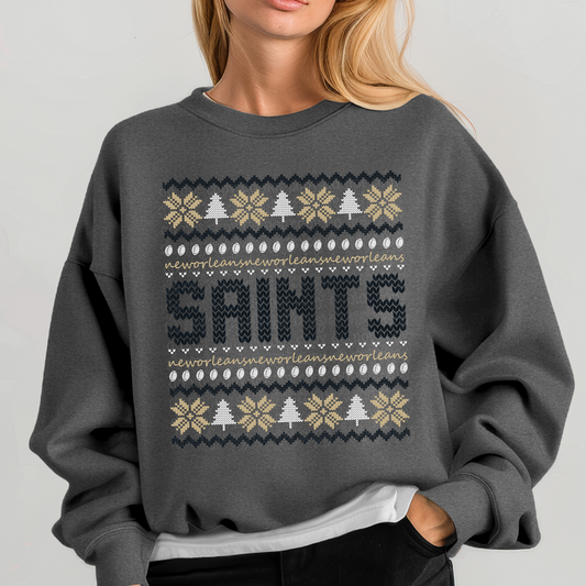 New Orleans Ugly Sweater DTF & Sublimation Transfer