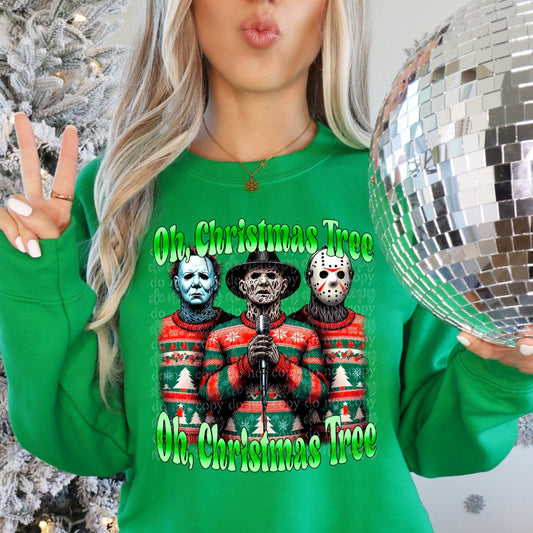 Oh Christmas Horror Tree DTF & Sublimation Transfer