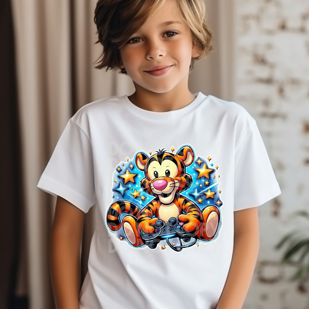 Bouncing Tiger Gaming DTF & Sublimation Transfer